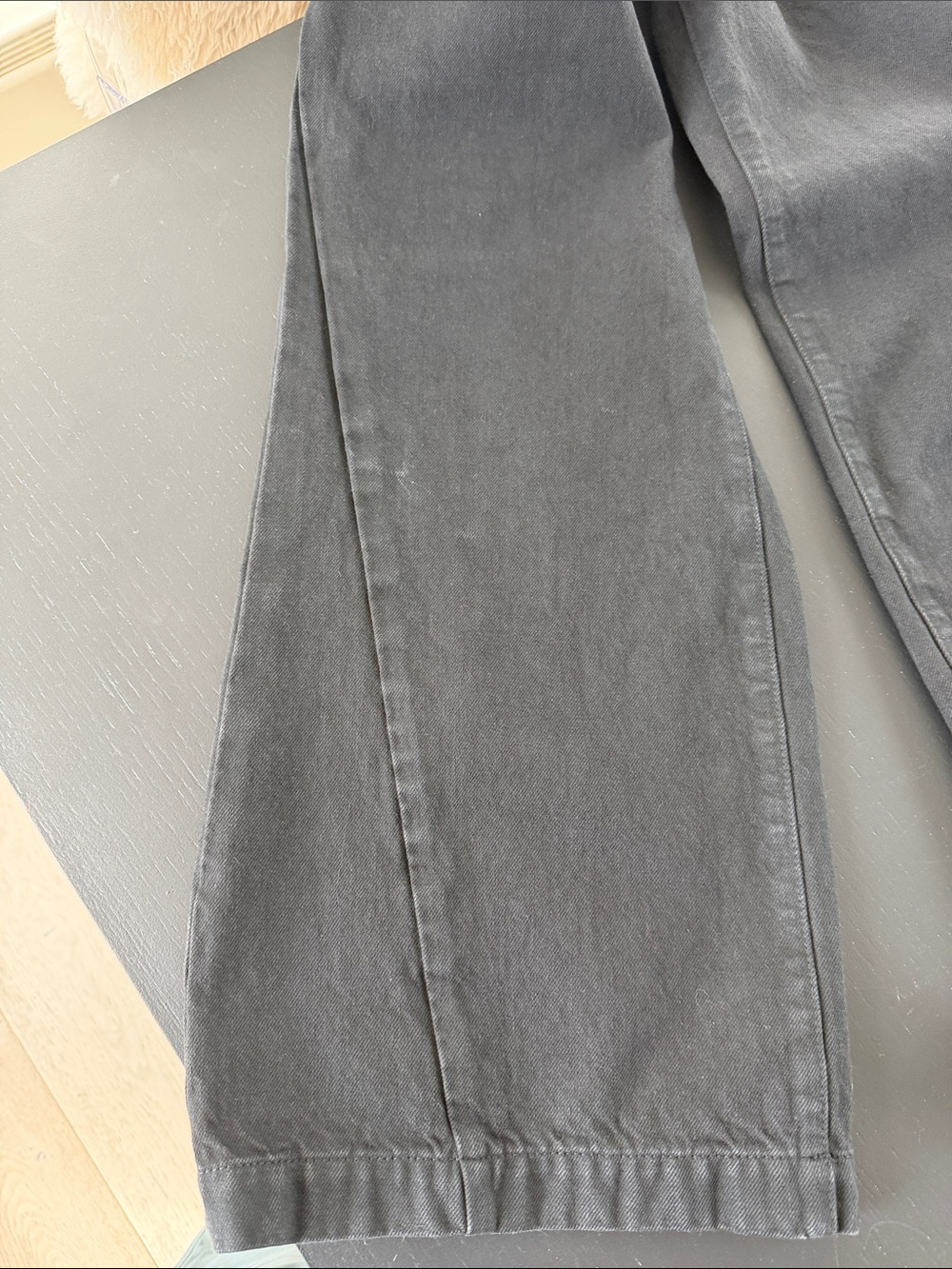 Frame Le Palazzo Women’s Jeans in Black - Picture 8 of 8